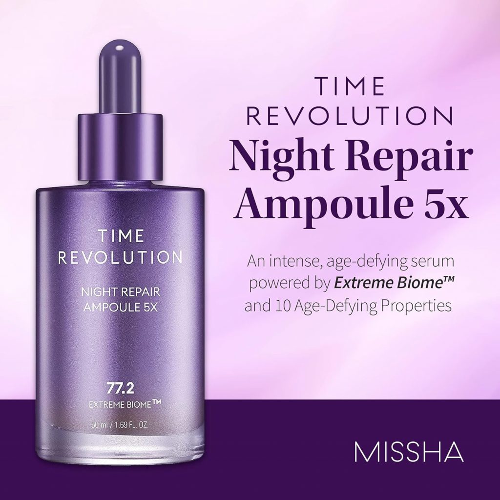 MISSHA - Time Revolution Night Repair Ampoule 5X