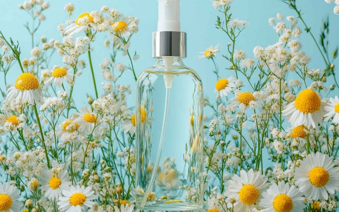 Lotion tonique à la rose et à la camomille : un soin doux et apaisant