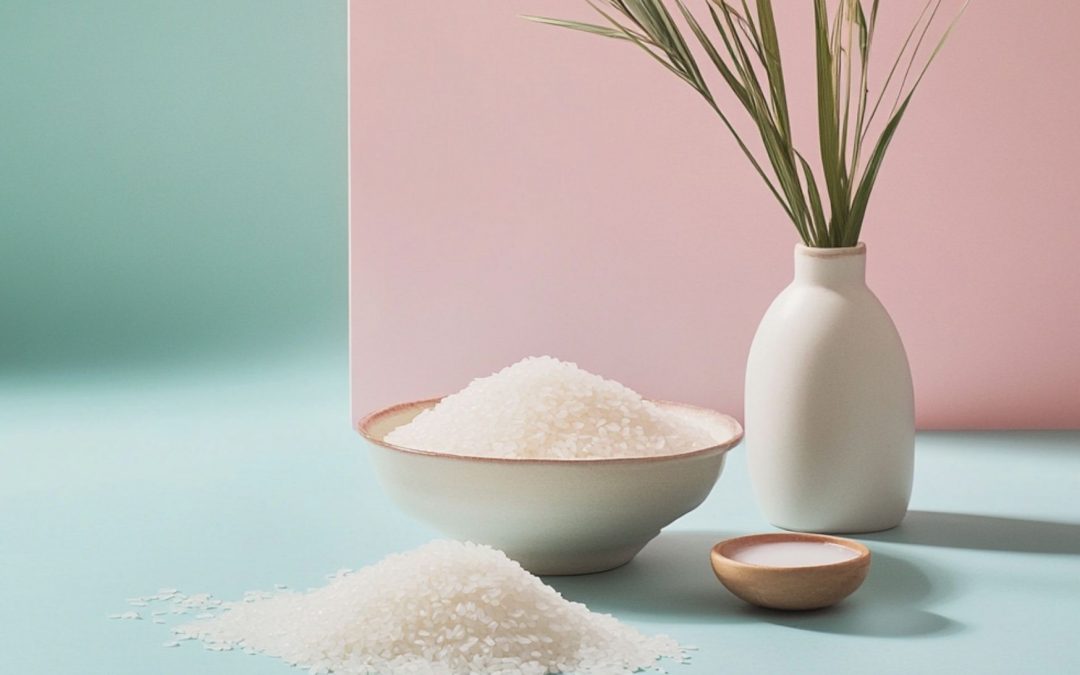 Les exfoliants à base de riz dans la K-Beauty :